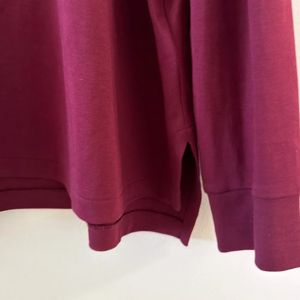 Polo Ralph Lauren Mens XL Pima Soft Touch Long Sleeve Polo Shirt Burgundy Maroon